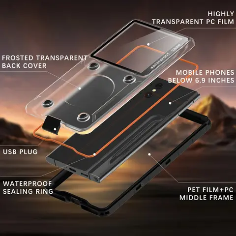Universal waterproof Phone case 30M 33ft deep for Huawei Honor Xiaomi OnePlus Samsung iPhone Shockproof diving swimming Cover