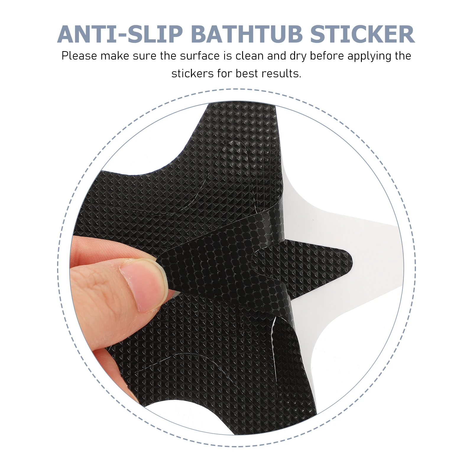 

Non-slip Stickers Lovely Bathroom Bathtub Nonslip Non-skid Decals Shower Star Shaped Adhesive