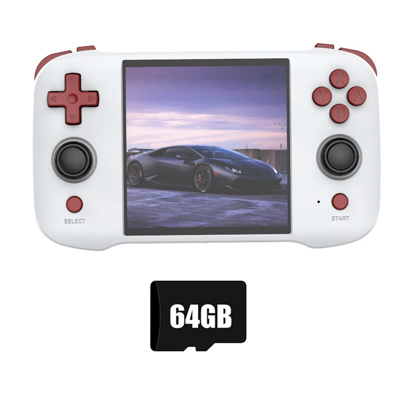A48R-R46S Retro Handheld Game Console 64G 15000 Games 4.0Inch RK3566 Linux Portable Video Player For NES GB GBA Emulator