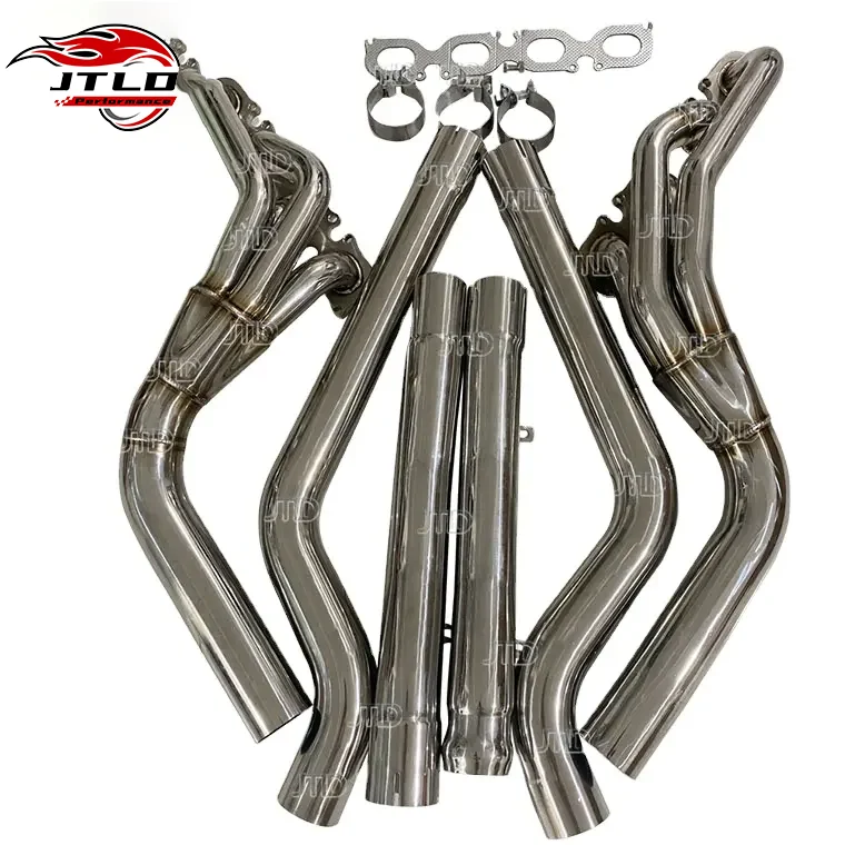 Cabezales de colector de escape Turbo Upgrade para Mercedes W204 C63 AMG M156-piezas de coche de acero inoxidable de alto rendimiento al por mayor