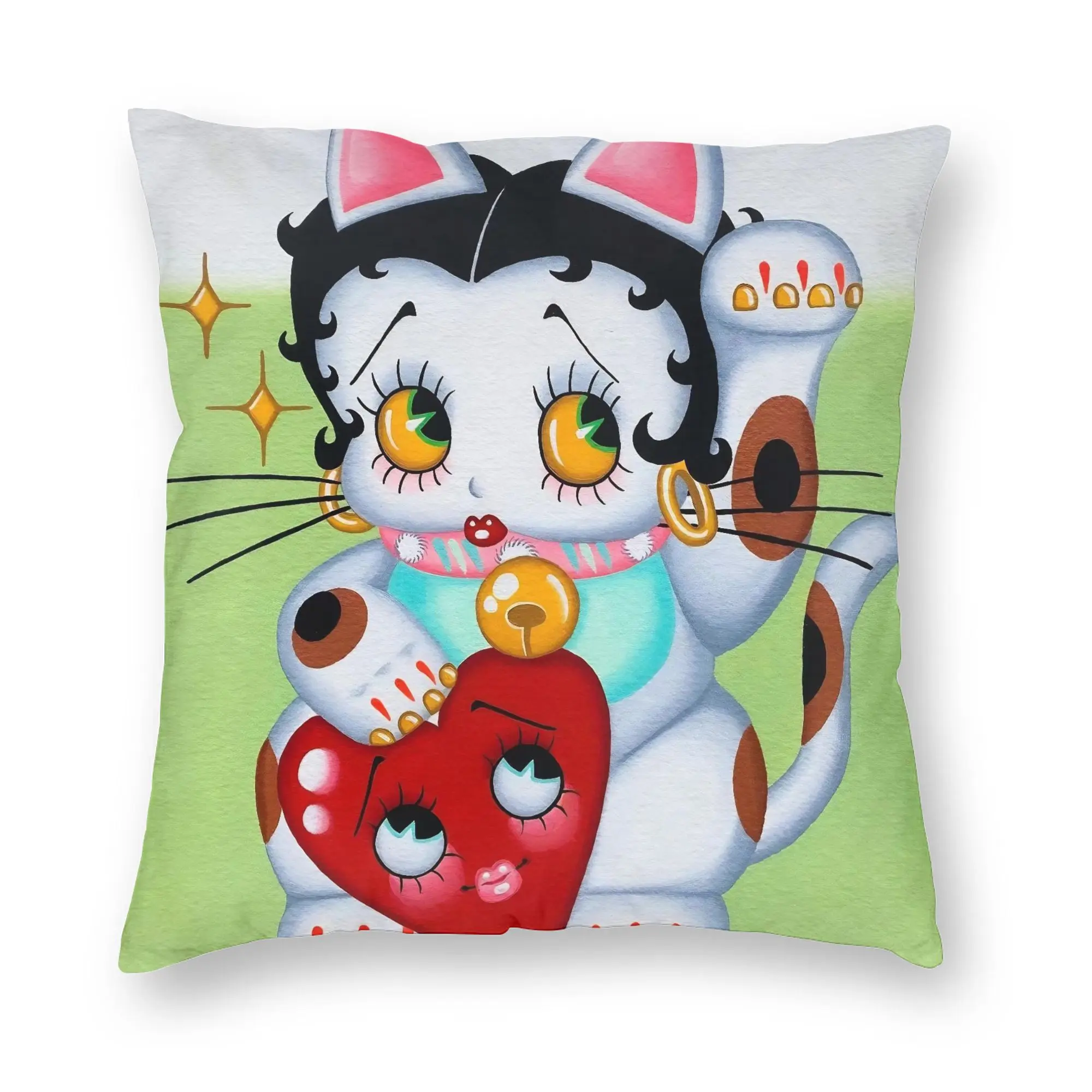 Anime B-Betty BoopS Pillowcase Double-sided Printing Polyester Cushion Cover Decor  Pillow Case Cover Sofa Zipper 18''