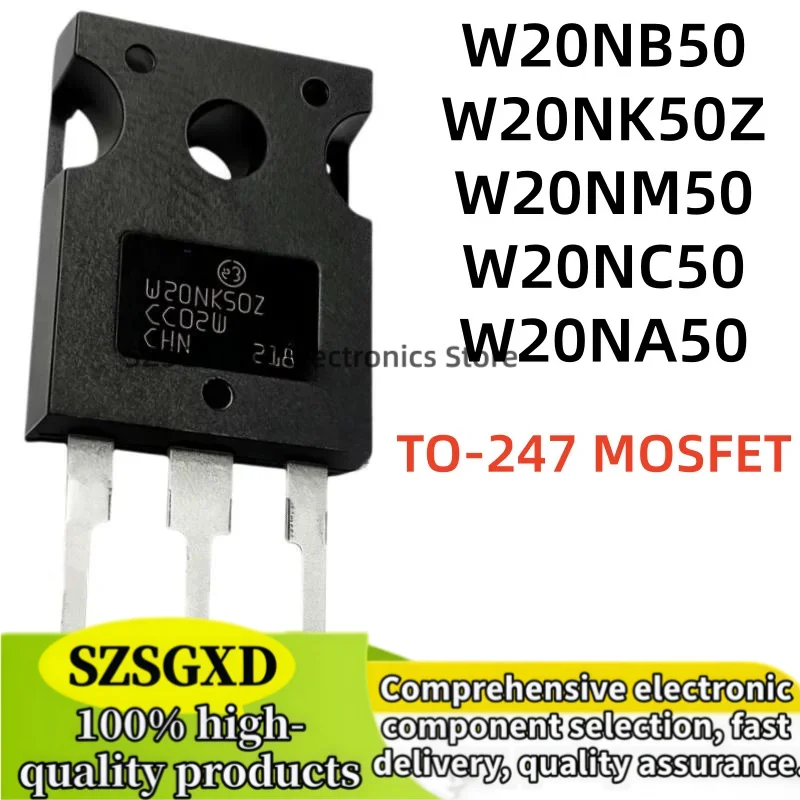 5-10Uds 100% new STW20NK50Z STW20NM50 STW20NC50 STW20NA50 W20NB50 W20NK50Z W20NM50 W20NC50 W20NA50 STW20NB50 TO-247 In Stock
