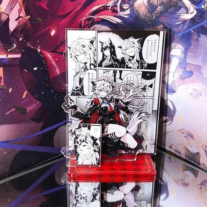 Game Arknights Operator Lappland‌ Cosplay Standing Plate Creative Acrylic Figure Stand Desktop Ornament Decoration Collect Prop