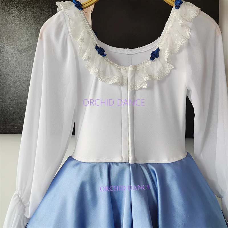 Professional Custom Size Custom Color Kids Girls Adult The Talisman Performance Wear  Blue Ballet Lyrical Cupid Dress