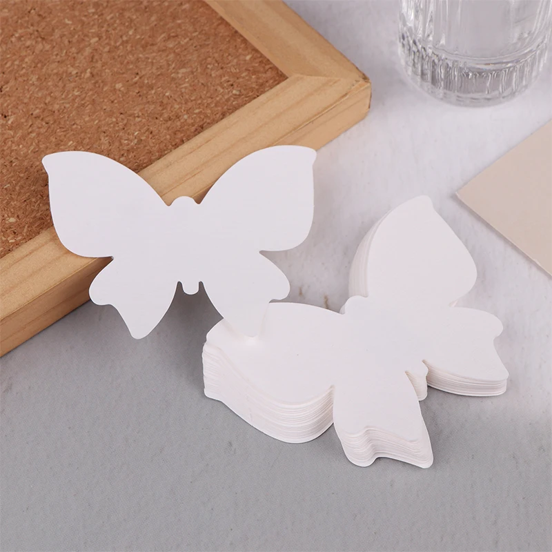 40Pcs Butterfly Shape Perfume Essential Oils Test Paper Strips 70*55mm Aromatherapy Fragrance Testing Strip Accessories