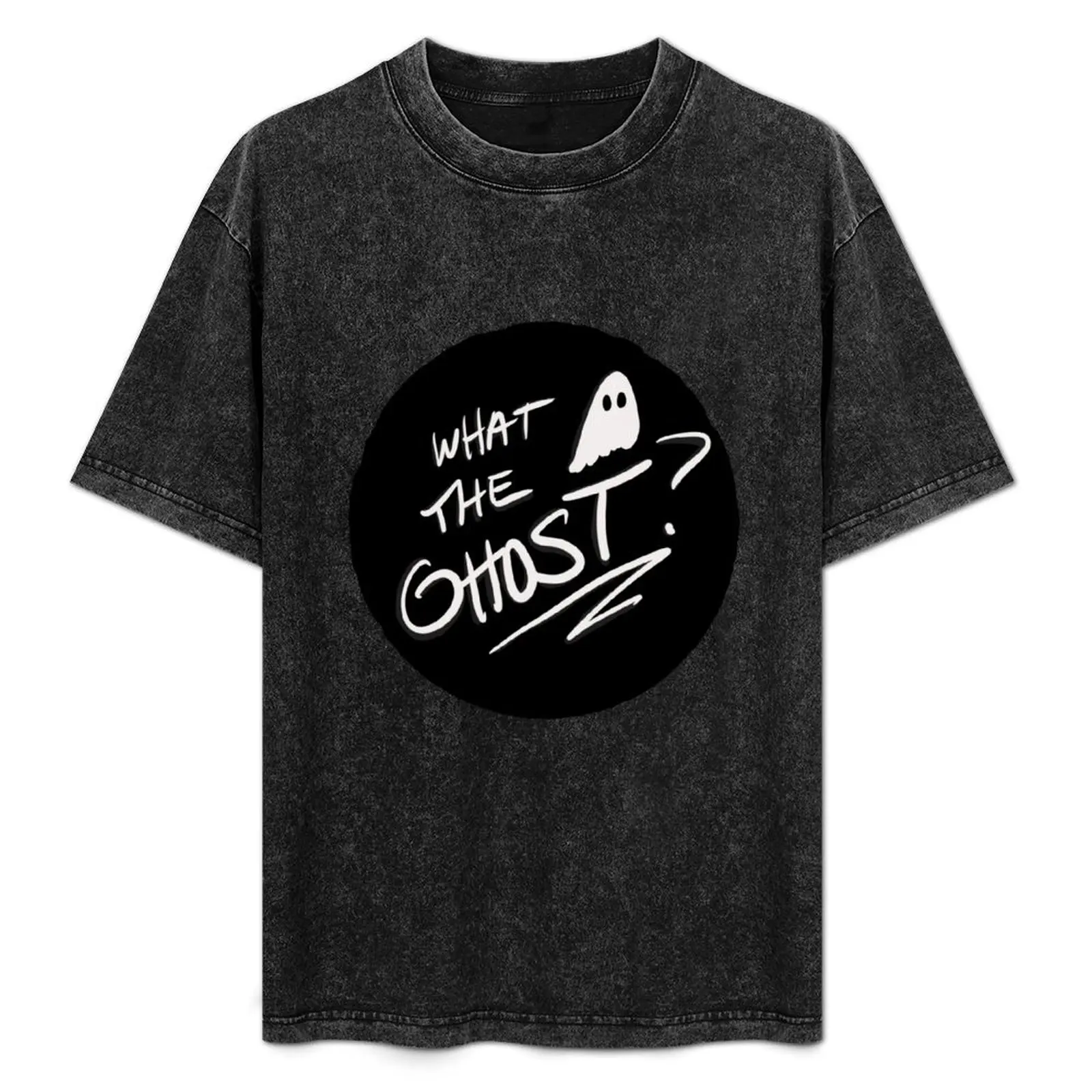 

What the Ghost Logo T-Shirt Work Casual Loose Fit T-Shirt