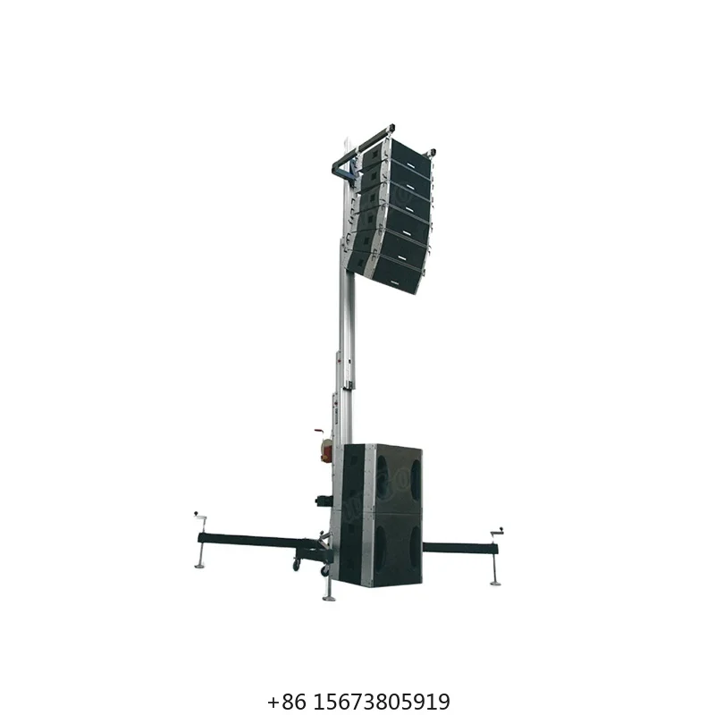 Torre de Altavoces Portátiles Mini Line Array TourGo con Estructura de Truss