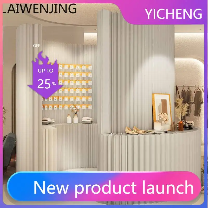 LYY  multi-layer booth paper wall partition luminous booth wall screen foldable