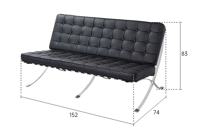 

Стул Барселона, светлый роскошный диван премиум-класса, кресло Bauhaus, одиночный диван, кресло для отдыха на балконе для гостиной