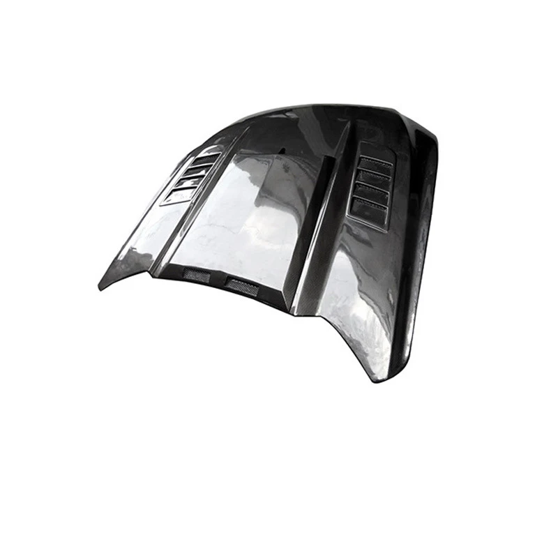 Carbon Fiber for 2015-2017 Ford Mustang Flame Hood Suitable Engine Cover,Perfect installation