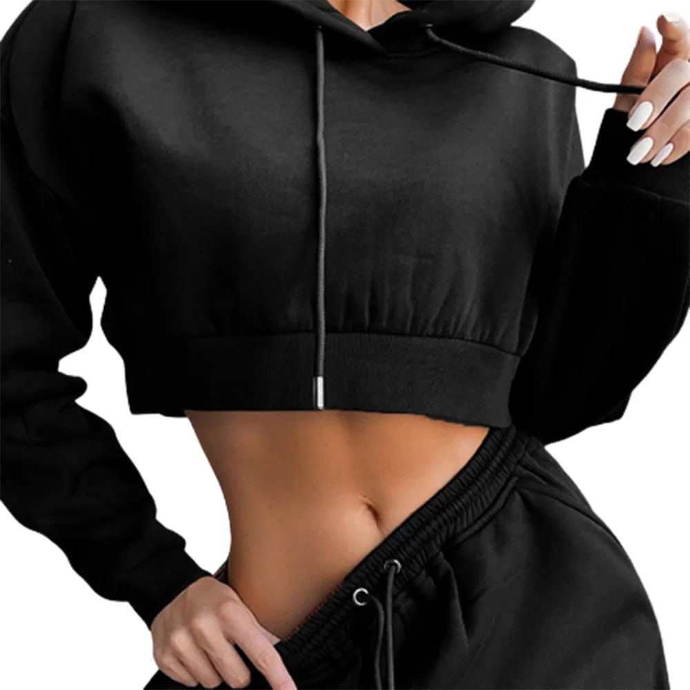 Women\'s 2 Piece Sweatsuit Outfits Wide Leg Tracksuit Pants For Women And Girls