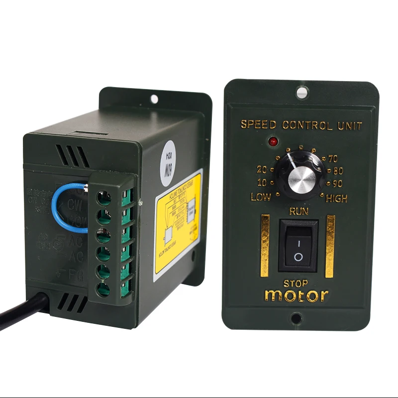 1Pc 400W AC Motor Speed Controller Speed Pinpoint Regulator Forward and Backward AC 220V 50Hz 60Hz Mini Motor Speed Control Unit