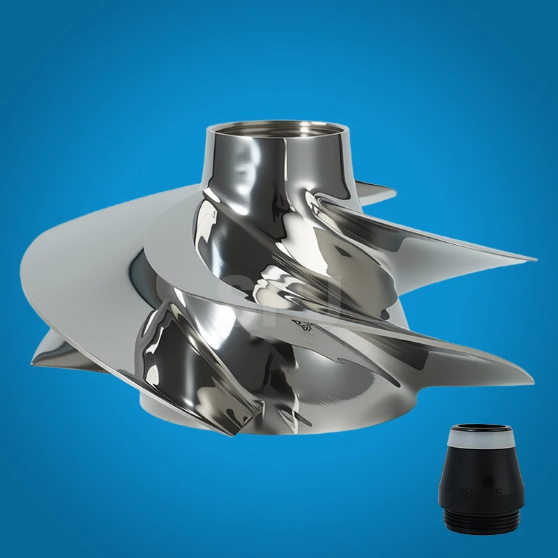 GTI LTD 155 / GTI SE 155 Jet Ski Impeller 22Tooth Polished 4-Blade Seadoo Marine PWC Pump Impeller 155.5mm
