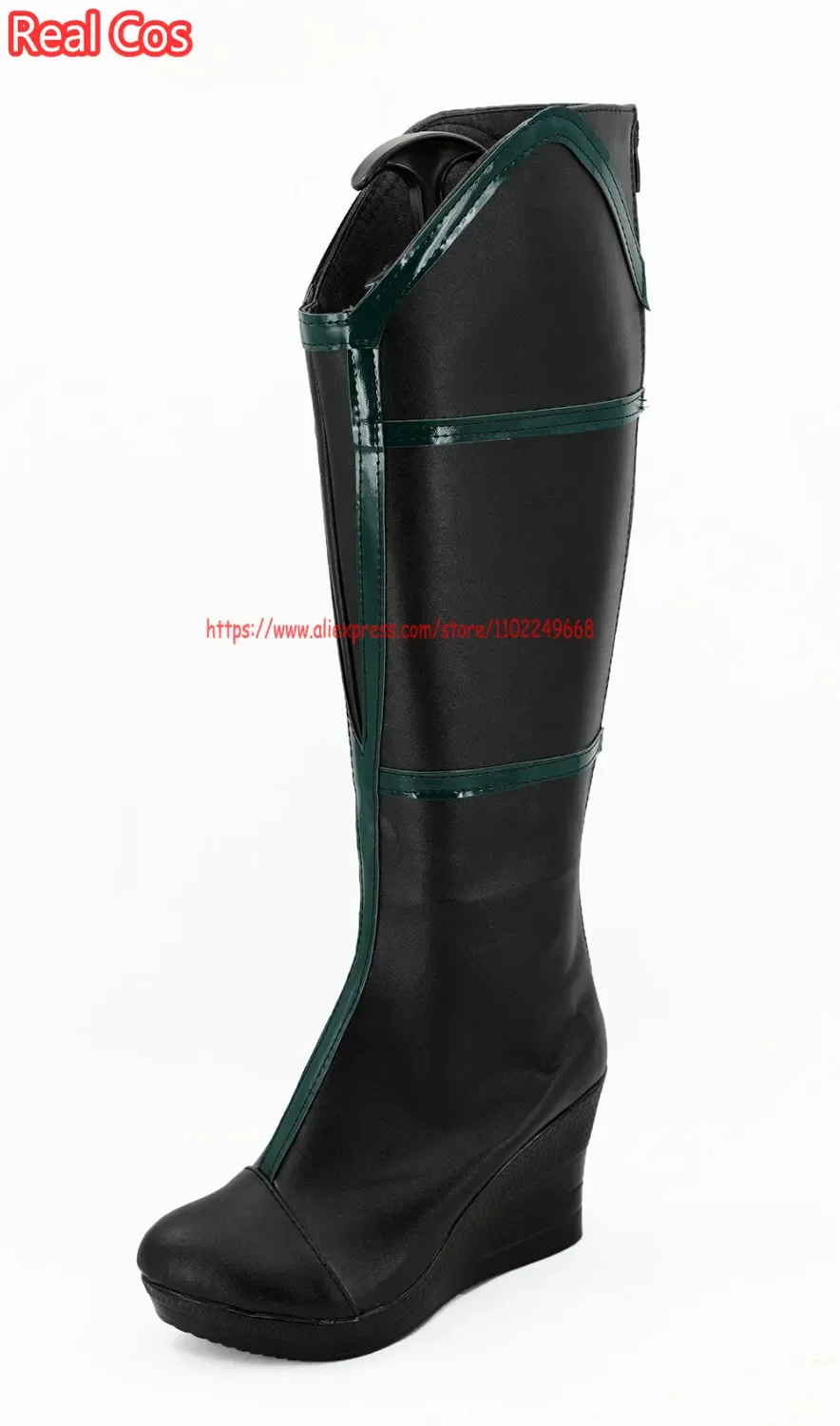 أحذية تنكرية من RealCos Ragnarok Hela ، أحذية بكعب إسفيني ، مصنوعة خصيصًا ، أي حجم للجنسين