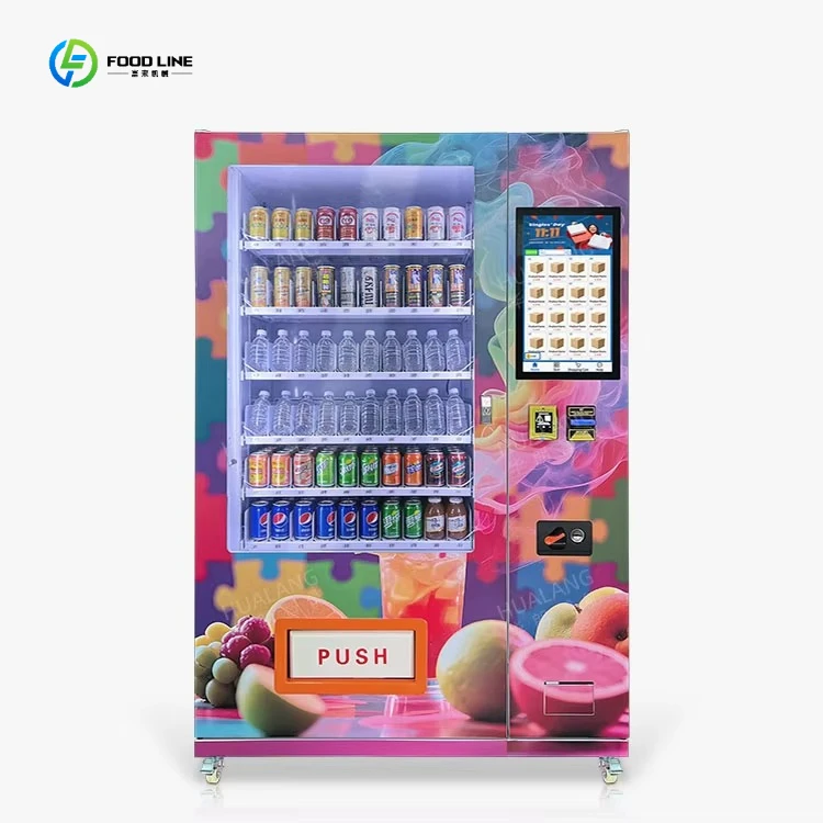 

24/7 Operation Fast Cooling Beverage Dispenser Multi-payment Method Drink Vending Machine Factory Direct Customized