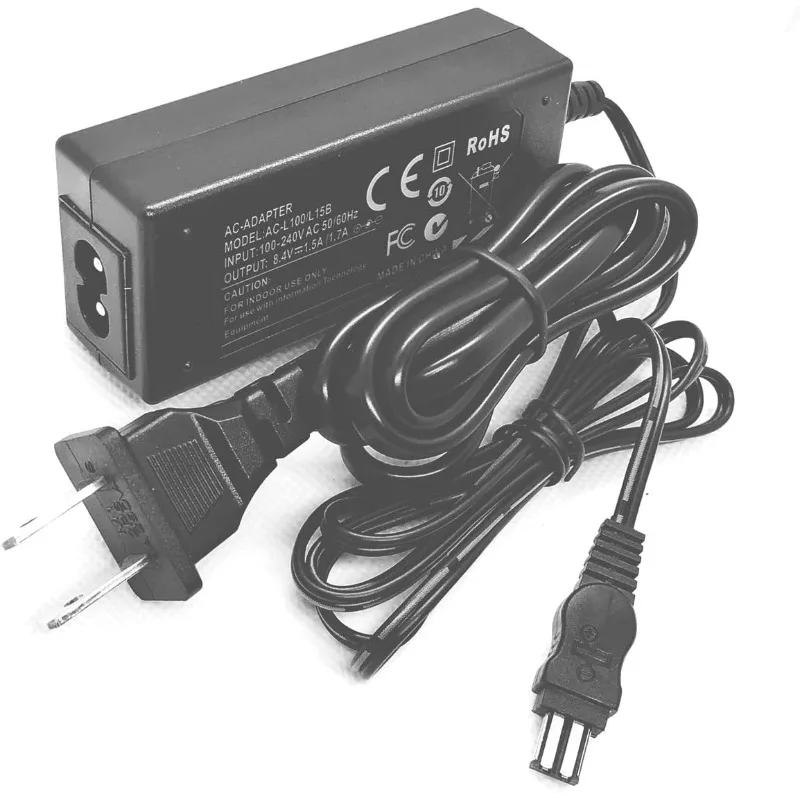 AC Power Adapter Charger for Sony DCR-PC100, DCR-PC100E, DCR-PC110, DCR-PC110E, DCR-PC115, DCR-PC115E MiniDV Handycam Camcorder