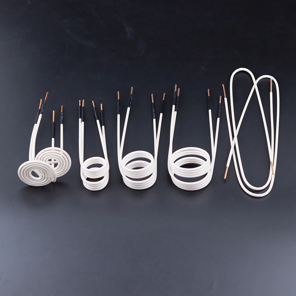 Imagem -04 - Mini Aquecedor de Indução Magnética Kit Acessórios Calor sem Chama Bobinas de Indução Faça Você Mesmo Bobina de Indução Ductor 10 Pcs