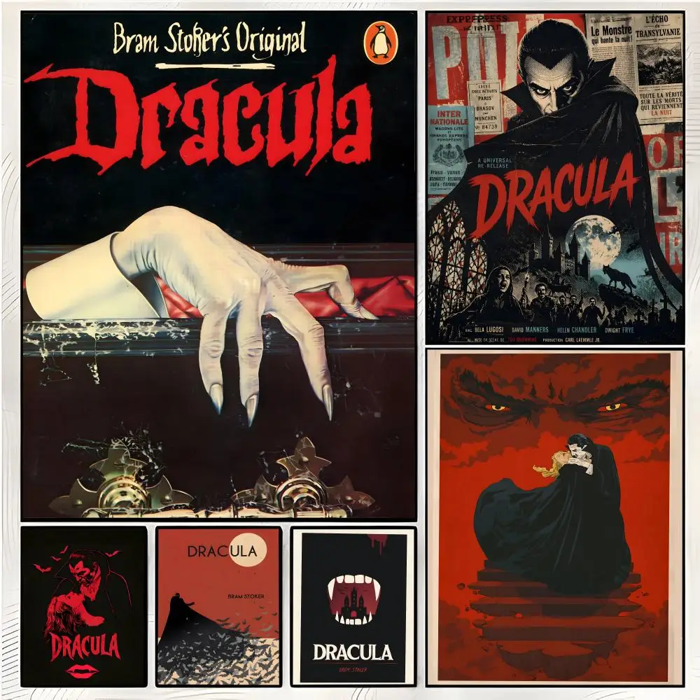 classic vampire story D-Dracula Poster Superior Home Space Pub Indoor Decorative Art & Home Decor