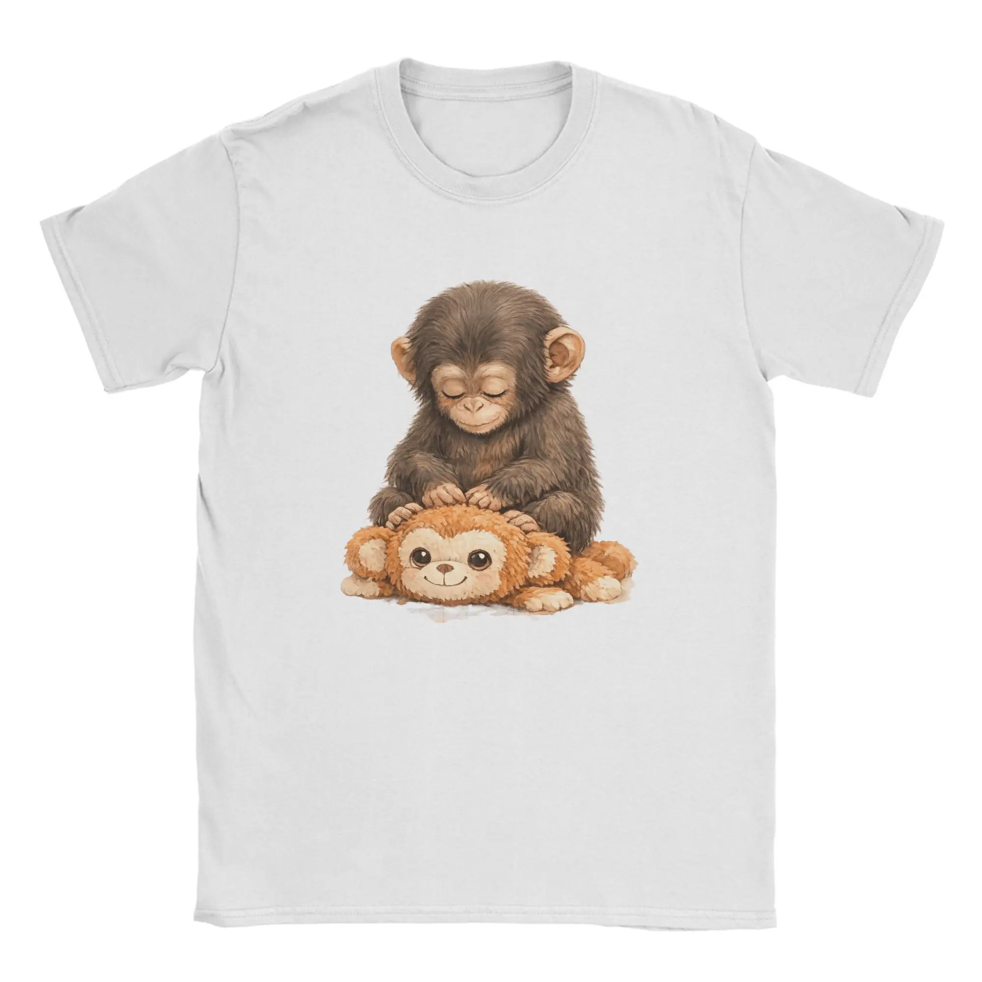 Monkey Punch Men's T Shirts  Casual Tee Shirt Short Sleeve Crew Neck T-Shirts Cotton Plus Size Clothing