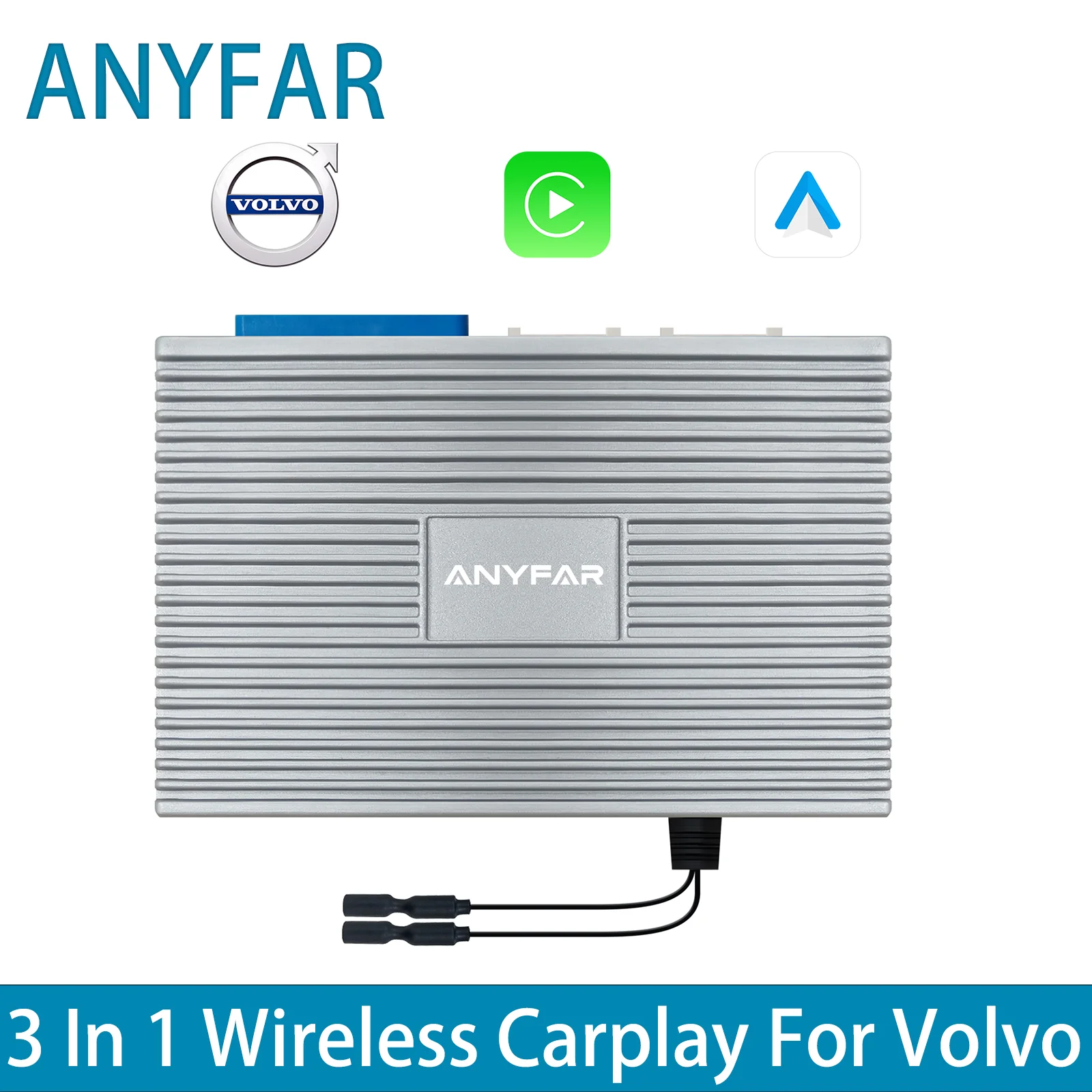 Wireless CarPlay Android Auto Retrofit Kit for Volvo V40 V60 S60 XC60 V70 XC70 S80 Support 2010-2015 Models 7Inch Screen Upgrade