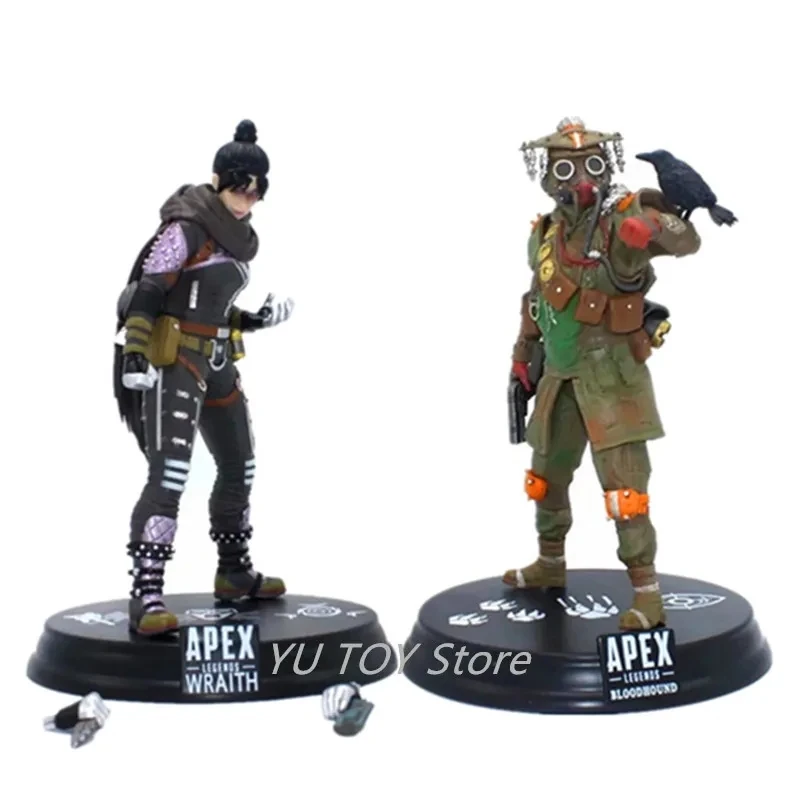 Apex Legends Wraith & Bloodhound Action Figures Toys 23cm