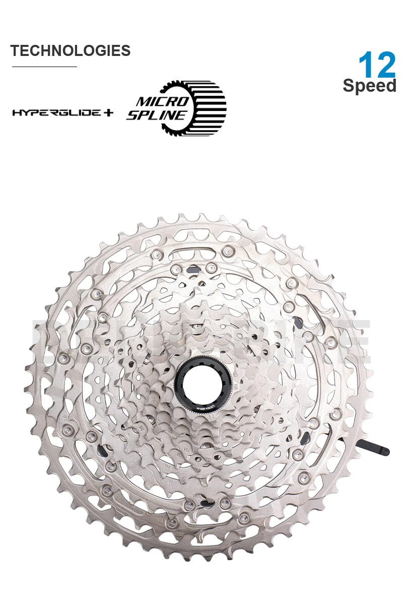 SHIMANO-piñón de Cassette DEORE M6100, 12v, CS-M6100-12, 12