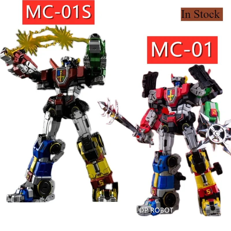 In Stock Lucky Cat Transformed Into MICRO COSMOS MC-01 MC-01S ELVIS God of War Combination Metal Beast King MC01S Action Figure