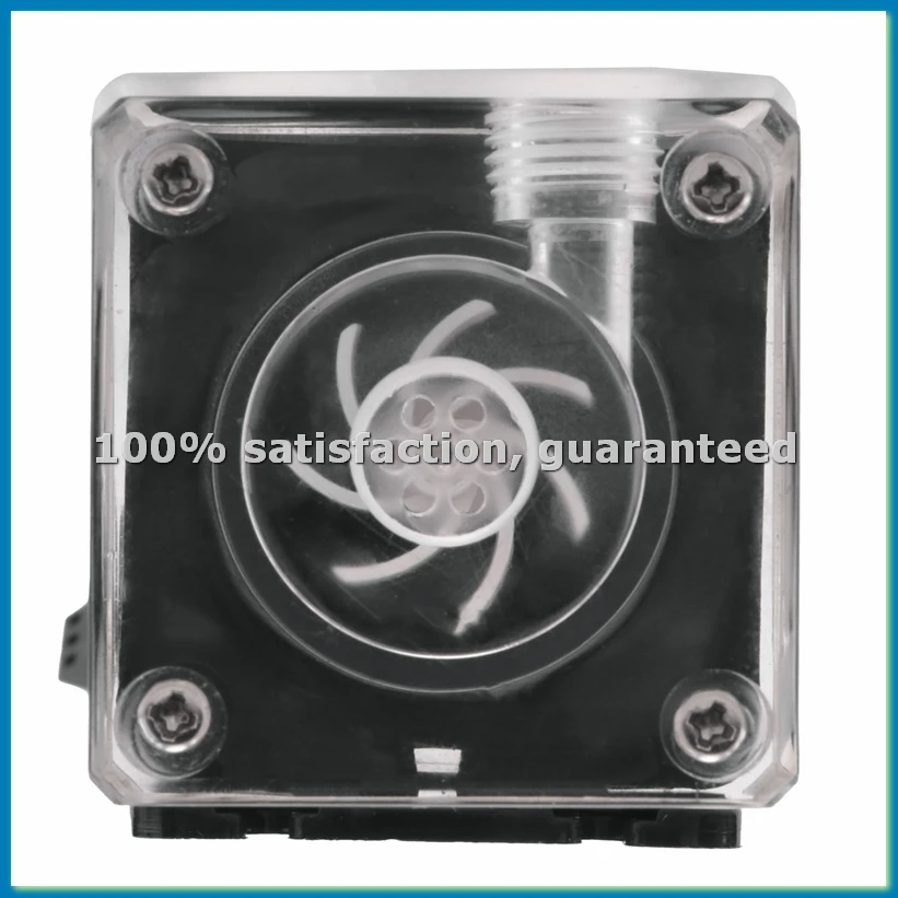 

Бесшумный водяной насос 500 л/ч, напор 4 метра, резьба G1/4 для систем водяного охлаждения ПК и процессоров - BCBW