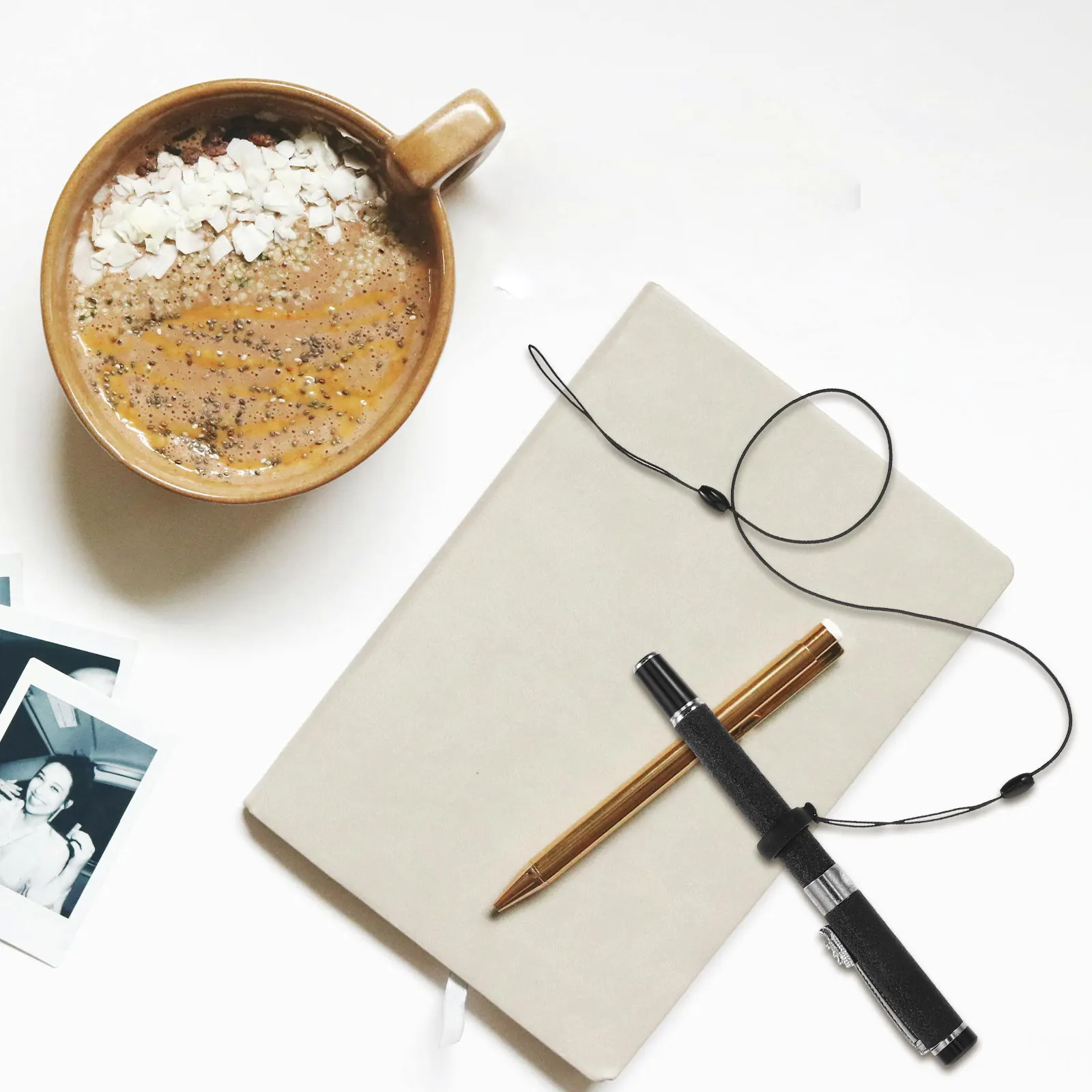 

10Pcs Elastic Anti-Lost Pen Lanyard Holder Silicone Ring High Elasticity Office Supplies Clipboards Notebooks Pen Holder Lanyard