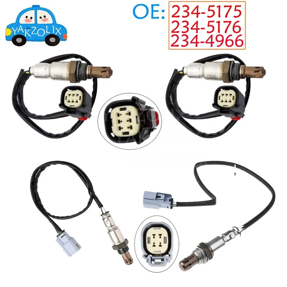 

4X For Ford Edge Explorer Flex Taurus E-350 Super Duty Lincoln Continental MKS MKT MKX Oxygen Sensor 234-5175 234-5176 234-4966