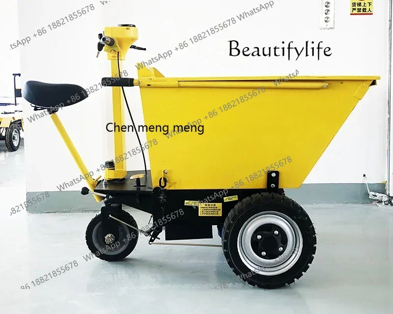 2003Electric Battery Oblique Lorry Engineering Vehicle Self-Unloading Three-Wheel Assisted Vehicle Battery Dumptruck Building