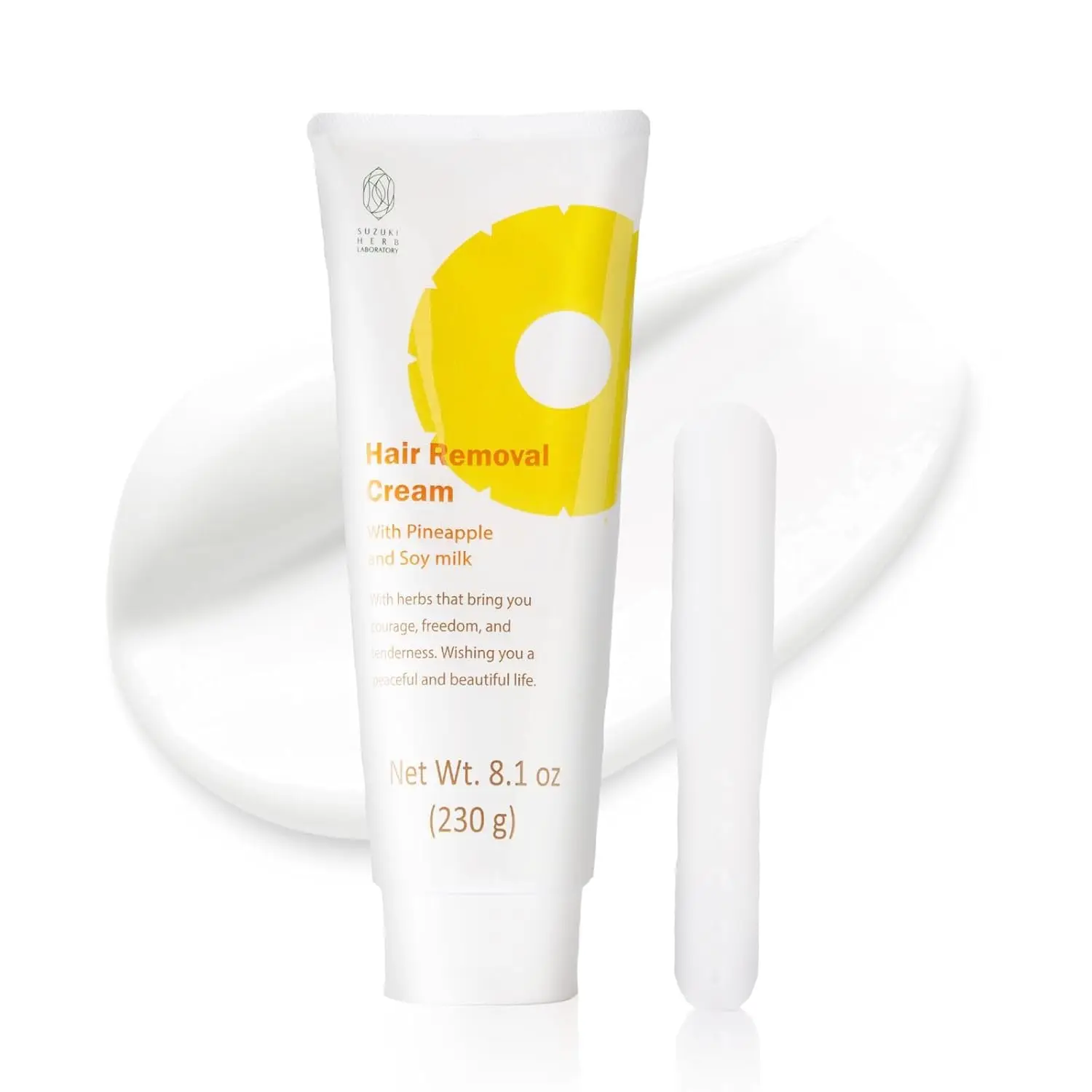 

Japanese Hair Removal Cream with Pineapple & Soymilk for Women, 8.1 OZ