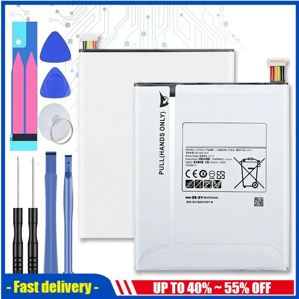 Tablet Replacement Battery For Samsung GALAXY Tab A 8.0 T355C EB-BT355ABE For GALAXY Tab5 Tab 5 SM-T355 T350 SM-P350 P355C T357W