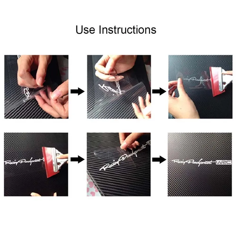 سيارة التصميم الموضة WRC العالم سباق التنمية الإبداعية مقبض باب السيارة الشارات مزدوجة اللون تصميم ملصقات Vinyls الشارات #5