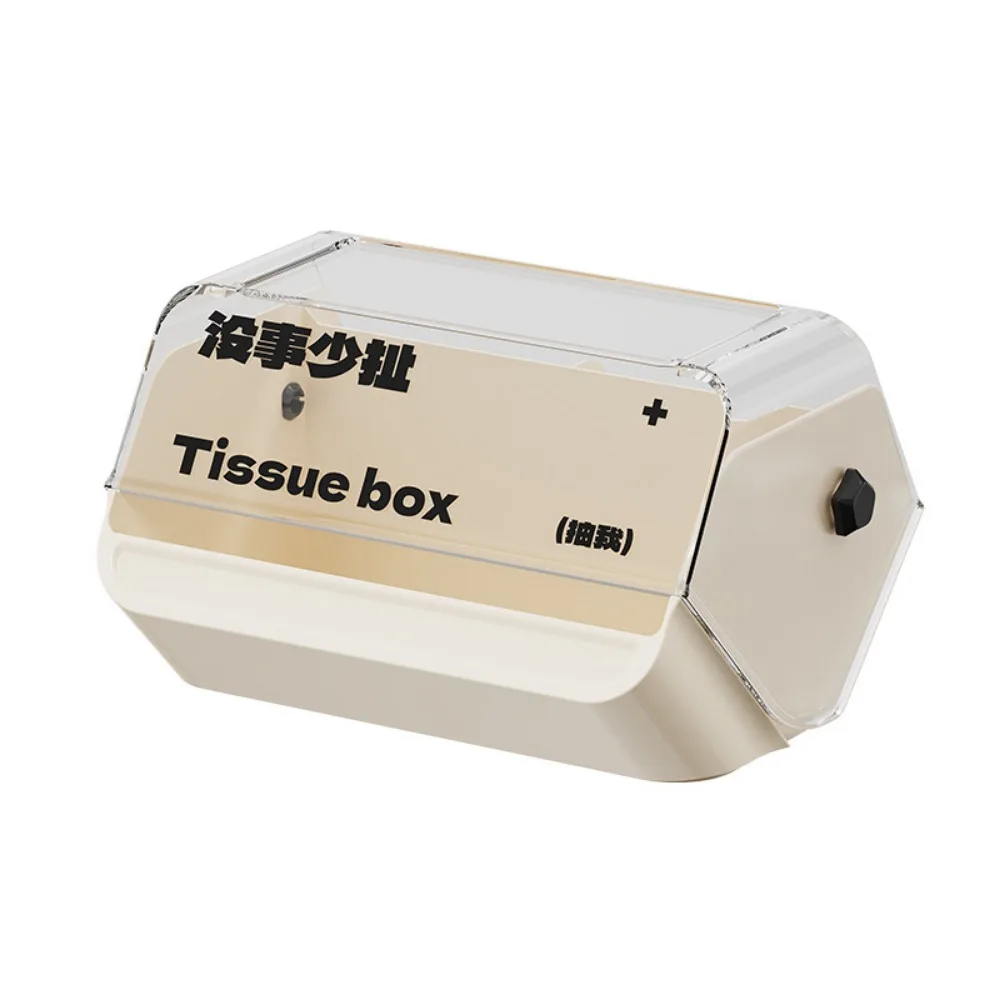 Durable Plastic Tissue Box Funny Anti Slip Tissue Case Cover Decorative Paper Storage Organizer Kitchen Supplies