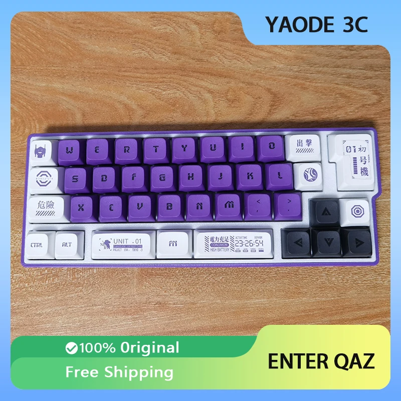 

Enter qaz Mini Keypad Kit Tri mode Custom VIA RGB Hot Swap Ergonomics Wireless Gaming Keyboards 40keys 3D Printing PC Computer