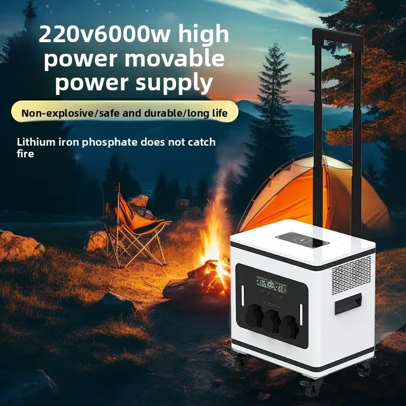 Lithium Ion Battery Outdoor Mobile Power Supply 220v Large Capacity Portable High-power Emergency Camping view 2