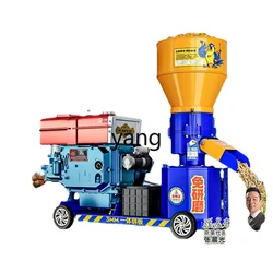 Yjq Diesel Power Feed Pellet Machine Small Breeding Wet and Dry Dual-Use without Motor