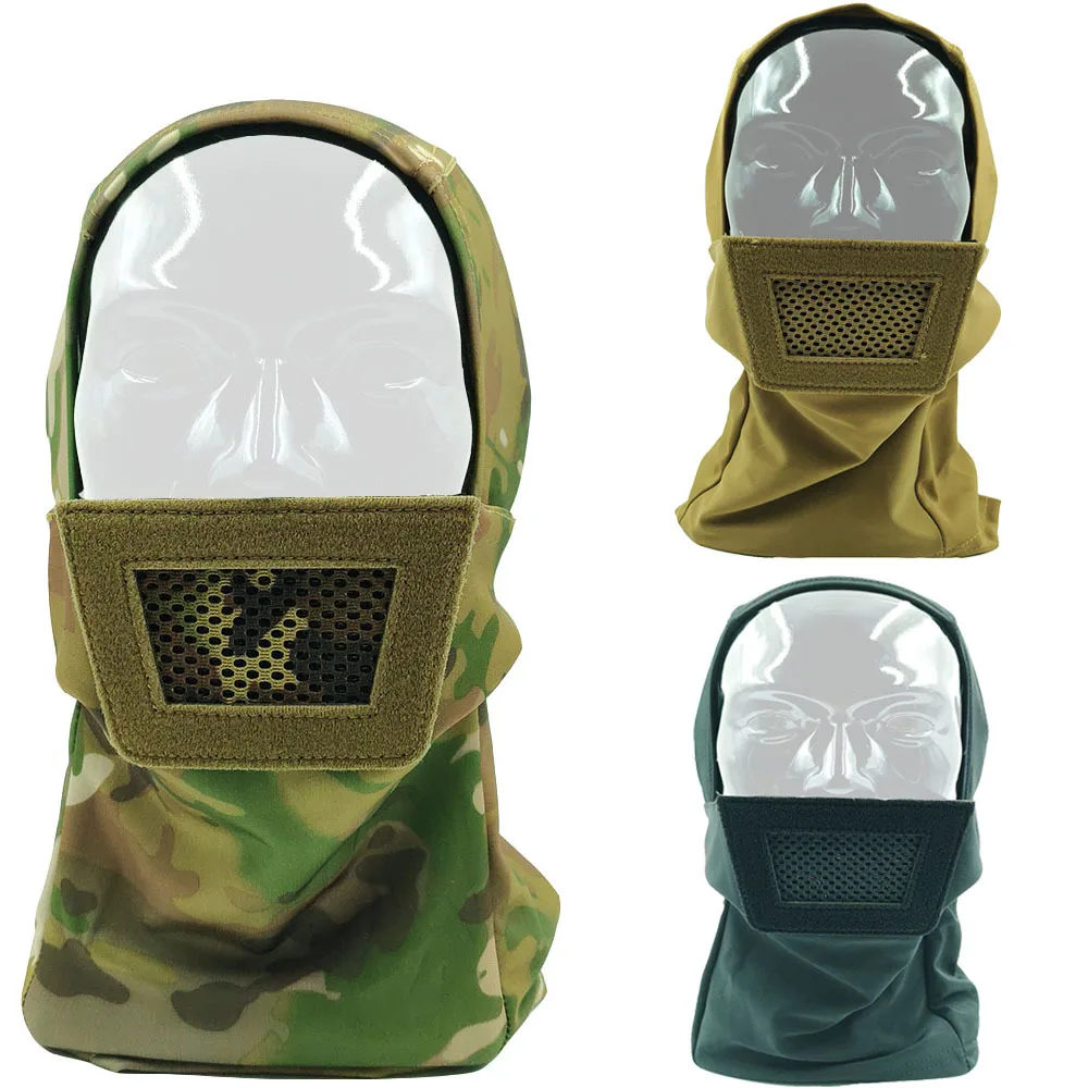 

Tactical breathable multifunctional protective mask army fan riding mask knight head wholesale