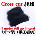 1M crosscut black