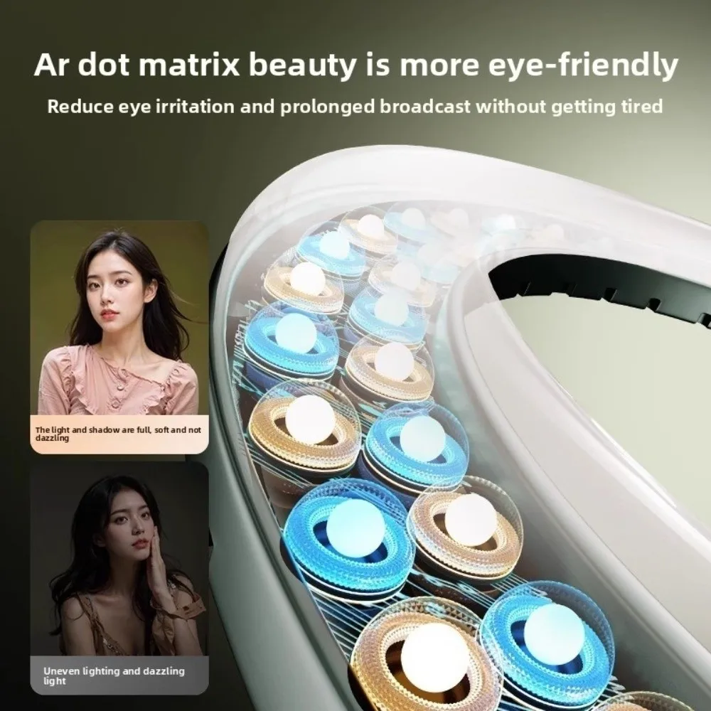 

Universal Selfie Ring Light Support Bluetooth 3 Cold Shoe Live Streaming Tool Adjustable Dimmable Light Phone Camera Stand