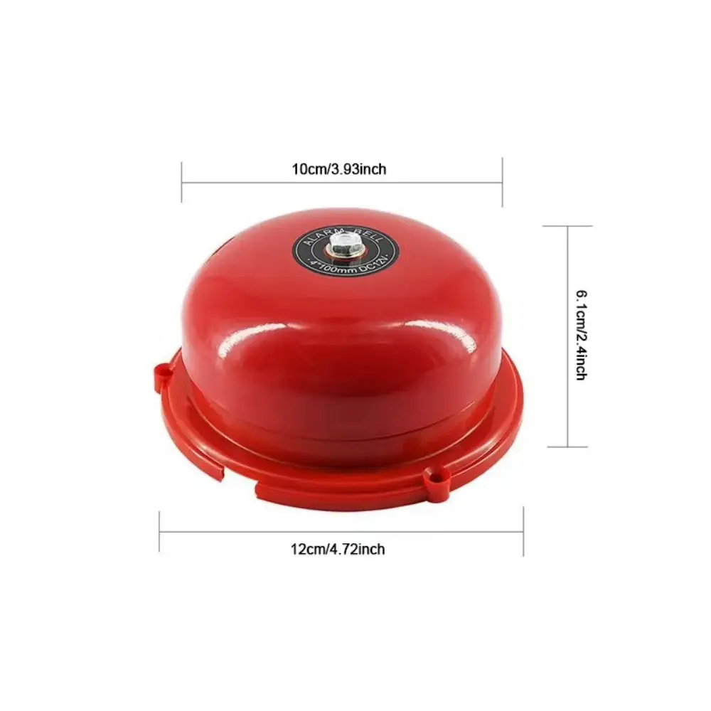 Waterproof Point Fire Alarm Metal Internal Strike Type Internal Strike Alarm Bell Electric Bell AC 220V Fire Alarm Bell