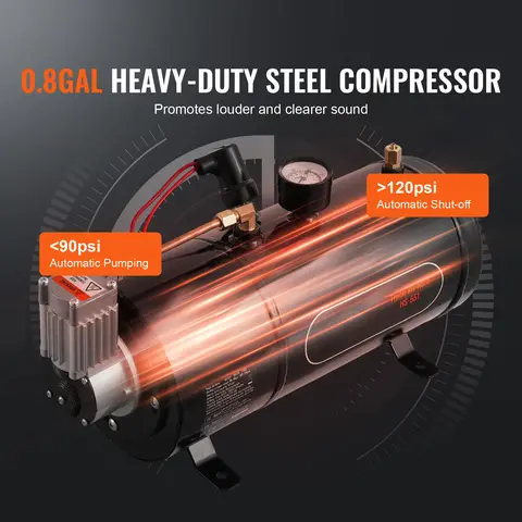 8 best sales claxon 12v auto - №3