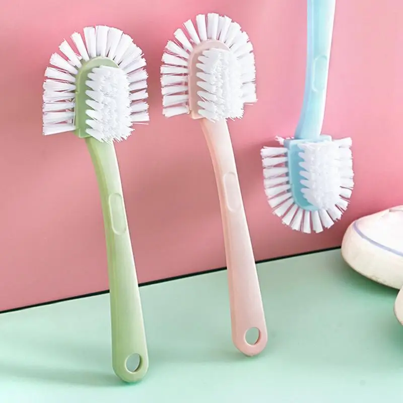 Shoe Washing Brush Five-sided Shoe Brush No Dead Corner Bathroom Cleaning Brush Dish Brush Portable Cleaning Scrubbing Brush