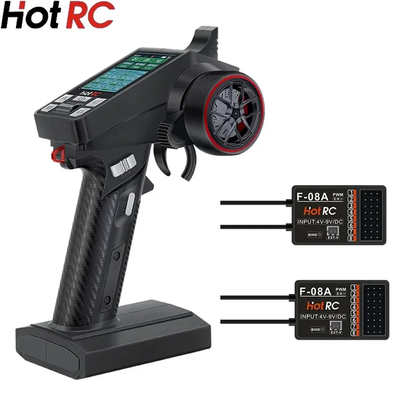 Hot RC CT-8A 8-Channel Remote Control Radio RC Transmitter 2.4G 8-channel Receiver For Climbing Drift Vehicle RC CAR SHIP TANK