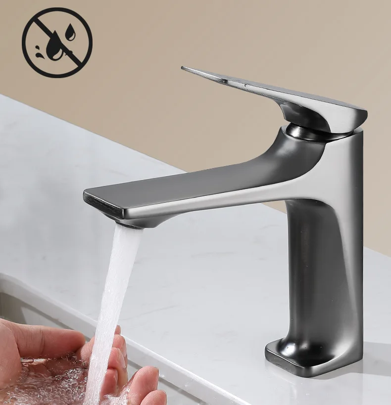 brass-core-modern-bathroom-sink-faucet-single-handle-deck-mounted-wash-basin-water-tap-hot-and-cold-water-mixer-with-60cm-pipe