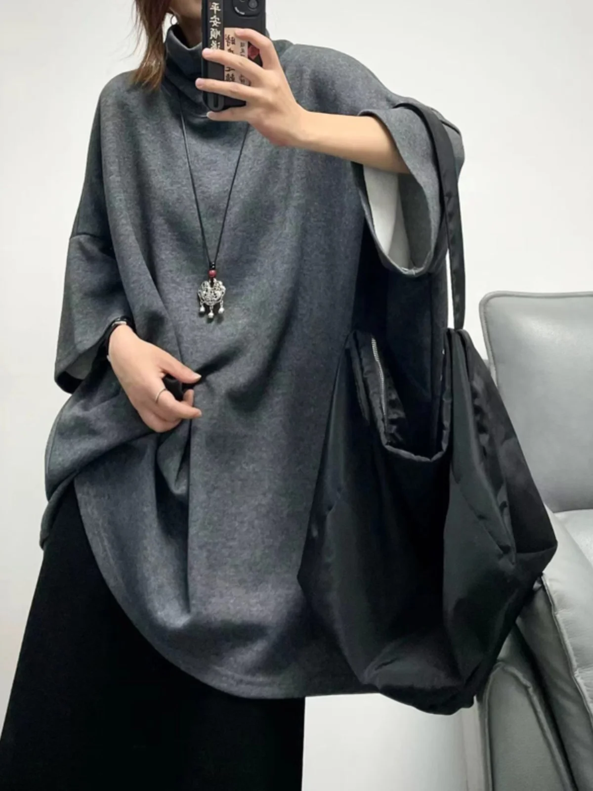 

Phil Dan Long Sve Высокий воротник Свободное плечо ape Seven Quarter Sve Base Layer Long T irt Хлопковая зимняя одежда