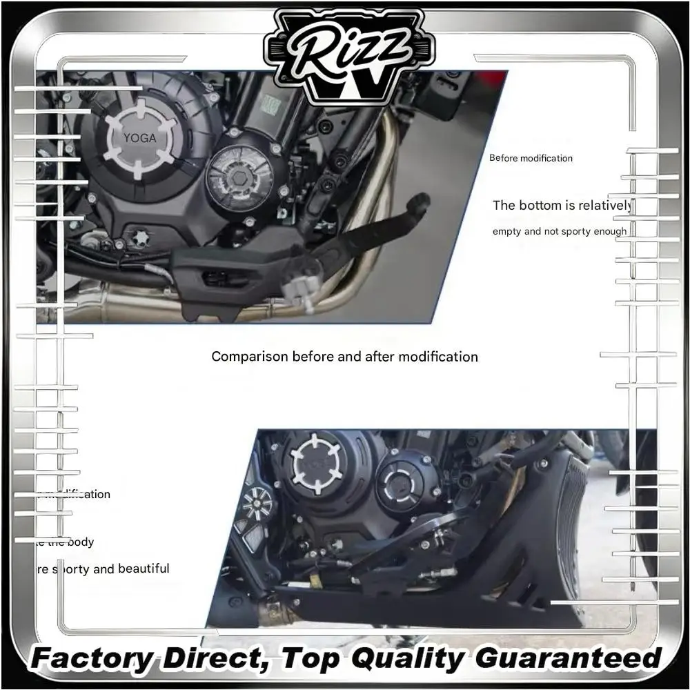FOR VOGE CU525 Lower Engine Surround Deflector Shield Full Chassis Coverage Mud Sand & Gravel Blocker Engine Beautifier
