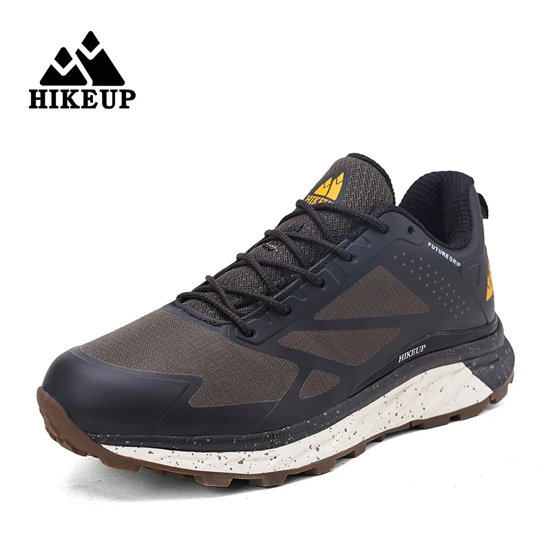 HIKEUP Herren Wandern Trail Running Schuhe Atmungsaktive Wandern Sport Trail Männlich Komfort Trekking Laufen Turnschuhe