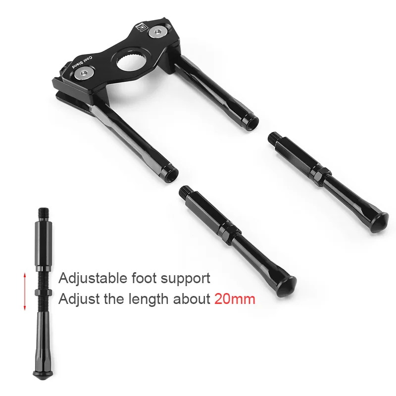 Adjustable Bicycle Crank Kickstand Road Mountain Bike Parking Rack Pedal Support Mini MTB Stand Foot Brace Cycling Parts